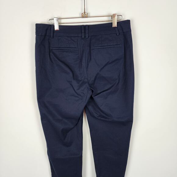 Talbots Perfect Crop Pants Size 6P Petites Blue Classic Fit Pockets Teacher Chic - Picture 6 of 11